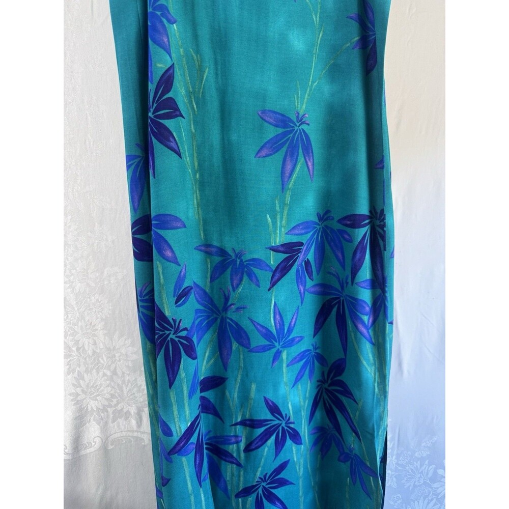 Vintage Caribou Floral Beach Dress Midi Small - Picture 3 of 8
